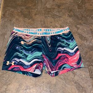 Multi colored under armour spandex